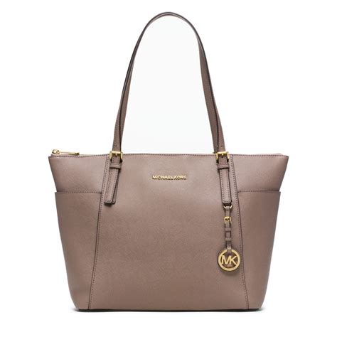 michael kors large jet set tote grey|michael kors jet set luggage.